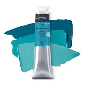 رنگ روغن 46 میل برند لادوگا (سنت پترزبورگ) - کد 507- Turquoise Blue
