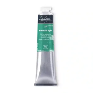 رنگ روغن 46 میل برند لادوگا (سنت پترزبورگ) - کد  714- Emerald Light