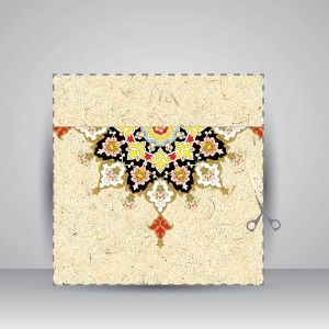 کاغذ تذهیب بافت دار یک رو، 50*35 cm، کد 712 (بسته 50 عددی)