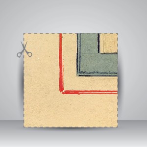 کاغذ تذهیب دار چاپی کد 905، سایز 50*35 cm (بسته 10 عددی)