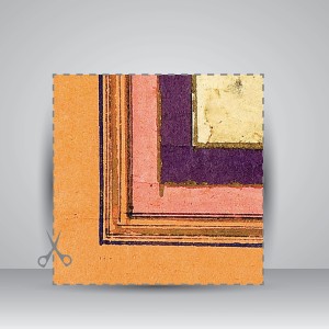 کاغذ تذهیب دار چاپی کد 909، سایز 50*35 cm (بسته 10 عددی)