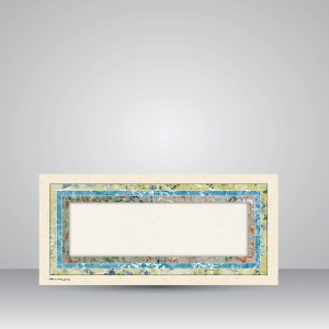 کاغذ تذهیب دار چاپی کد 982، سایز 35*16 cm (بسته 10 عددی)