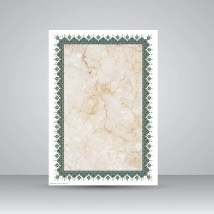 کاغذ تذهیب دار چاپی، کد 901، سایز 50*35 cm (بسته 10 عددی)