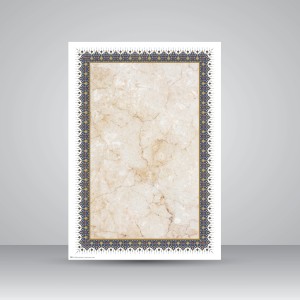 کاغذ ابر و باد تذهیب دار چاپی کد 902، سایز 50*35 cm (بسته 10 عددی)