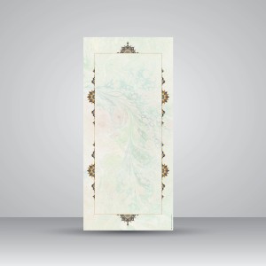 کاغذ ابر و باد تذهیب دار کد 921، سایز 70*33 cm (بسته 10 عددی)