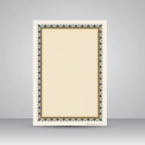 کاغذ تذهیب دار چاپی کد 951، سایز 35*25 cm (بسته 10 عددی)
