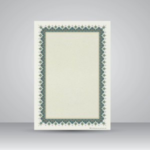 کاغذ تذهیب دار چاپی کد 952، سایز 35*25 cm (بسته 10 عددی)