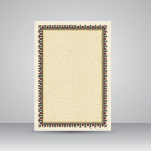 کاغذ تذهیب دار چاپی کد 953، سایز 35*25 cm (بسته 50 عددی)