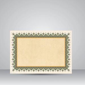 کاغذ تذهیب دار چاپی کد955، سایز 70*50 cm (بسته 30 عددی)