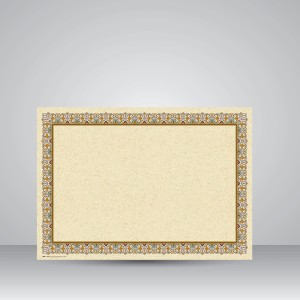 کاغذ تذهیب دار چاپی کد 958، سایز 50*35 cm (بسته 10 عددی)