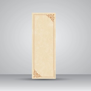 کاغذ تذهیب دار چاپی کد 961، سایز 48*17 cm (بسته 50 عددی)