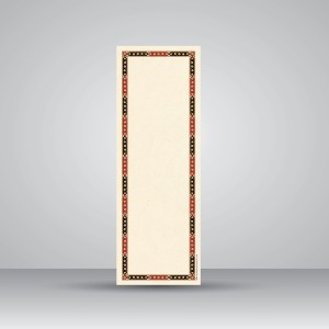 کاغذ تذهیب دار چاپی کد 965، سایز 48*17 cm (بسته 50 عددی)