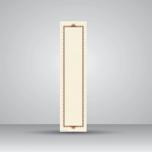 کاغذ تذهیب دار چاپی کد 972، سایز 70*17 cm (بسته 10 عددی)