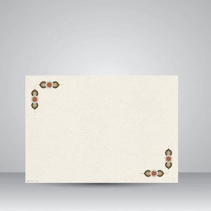 کاغذ تذهیب دار چاپی کد 978، سایز 70*50 cm (بسته 30 عددی)
