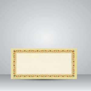 کاغذ تذهیب دار چاپی کد 612، 35*16 cm (بسته 10 عددی)