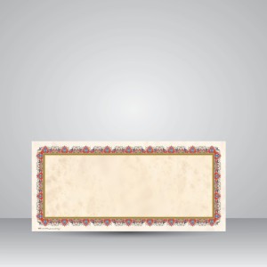 کاغذ تذهیب دار چاپی کد 607، 35*16 cm (بسته 10 عددی)