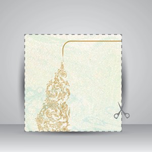 کاغذ ابر و باد تذهیب دار کد 622، سایز 50*23 cm (بسته 10 عددی)