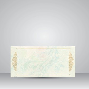 کاغذ ابر و باد تذهیب دار کد 622، سایز 50*23 cm (بسته 10 عددی)