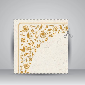 کاغذ تذهیب دار چاپی کد 841، 35*25 cm (بسته 10 عددی)