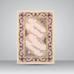 کاغذ تذهیب دار چاپی کد 626، سایز 35*25 cm (بسته 10 عددی)