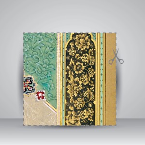 کاغذ چلیپا ،35*25 cm، کد 624، (بسته 10 عددی)