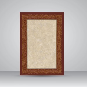 کاغذ تذهیب دار چاپی کد 620، سایز 35*25 cm (بسته 10 عددی)