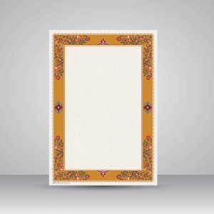 کاغذ تذهیب دار چاپی کد 618، سایز 35*25 cm (بسته 10 عددی)