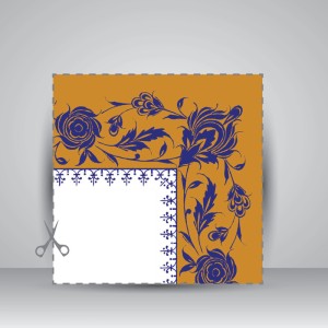 کاغذ تذهیب دار چاپی کد 617، سایز 35*25 cm (بسته 10 عددی)