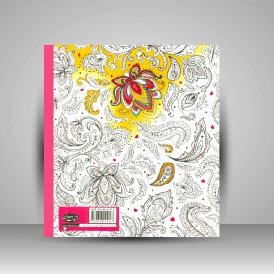 کتاب رنگ آمیزی افسانه گل ها: آسایش ذهن و روان با رنگ آمیزی (نشر سبزان)