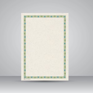 کاغذ تذهیب دار چاپی کد 678، سایز 30*21 A4) cm) (بسته 10 عددی)