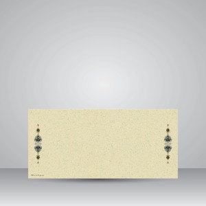 کاغذ تذهیب دار چاپی کد 662، سایز 35*16 cm (بسته 10 عددی)