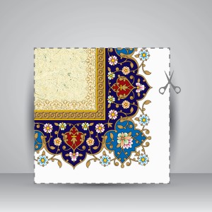 کاغذ تذهیب چاپی کد 942، سایز 42*30 A3) cm) (بسته 50 عددی)