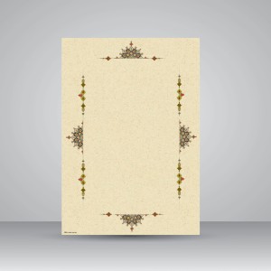 کاغذ تذهیب دار چاپی کد 859، 50*35 cm (بسته 10 عددی)