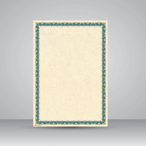 کاغذ تذهیب دار چاپی کد 864، 50*35 cm (بسته 10 عددی)
