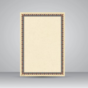 کاغذ تذهیب دار چاپی کد 866، 50*35 cm (بسته 10 عددی)
