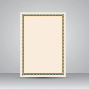 کاغذ تذهیب دار چاپی کد 873، 30*21 A4)  cm) (بسته 50 عددی)