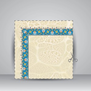 کاغذ تذهیب بافت دار، 35*25 cm، کد 878 (بسته 10 عددی)