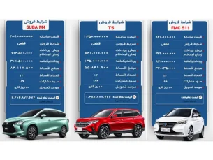 فروش فوری 3 خودروی لوکس فرداموتورز آغاز شد+ قیمت (مطلب)