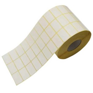لیبل کاغذی پشت چسب‌دار 50 × 25 میلی‌متر دو ردیفه
