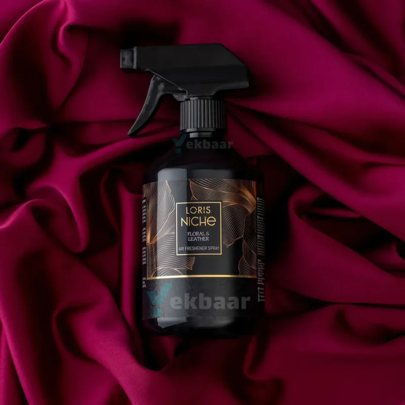 اسپری خوشبو کننده هوا سری نیش NICHE رایحه گل و چرم Floral & Leather حجم 500 میل - لوریس اصل ترکیه