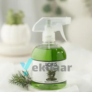 اسپری خوشبو کننده هوا لوریس LORIS مدل جنگل استوایی Tropical Forest تروپیکال فارست حجم 500ml