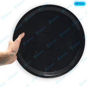 خرید و قیمت سینی گرد تخت پلاستیکی یکبارمصرف درنیکا C5 - برند کوشا پلاست ارسال فوری