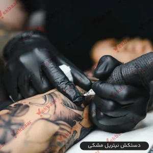 دستکش نیتریل Op-Perfect Bold & Black اوپی پرفکت سایز S,M,L تعداد 100