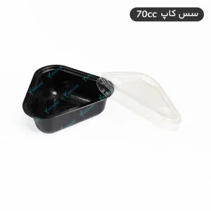 ظرف سس مثلثی 70cc - بسته 50 عدد