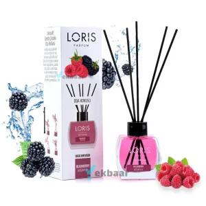 خوشبو کننده هوا لوریس LORIS رایحه شاتوت Blackberry تمشک (بلک بری) حجم 120ml