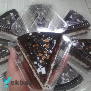 اسلایس باکس کیک مثلثی درب دار صنایع پلاستیک خوزستان
