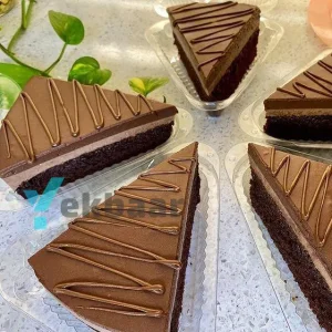 خرید عمده اسلایس باکس کیک مثلثی درب دار صنایع پلاستیک خوزستان