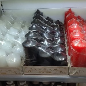 شمع استوانه  قطر 6  بسته 3 عدد