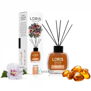 خوشبو کننده هوا لوریس LORIS رایحه امبر ماسک (عنبر مشک) Amber musk حجم 120ml