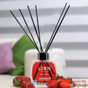 خوشبو کننده هوا لوریس LORIS مدل باغ توت فرنگی Strawberry Garden استرابری گاردن حجم 120ml